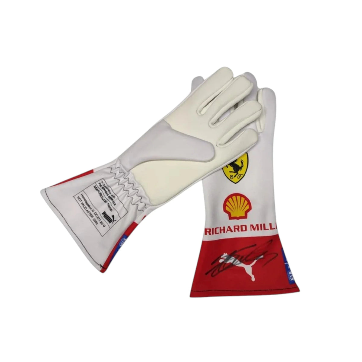 Charles Leclerc 2023 Ferrari Monaco GP F1 Racing Gloves - Grid X Racegearss image 3