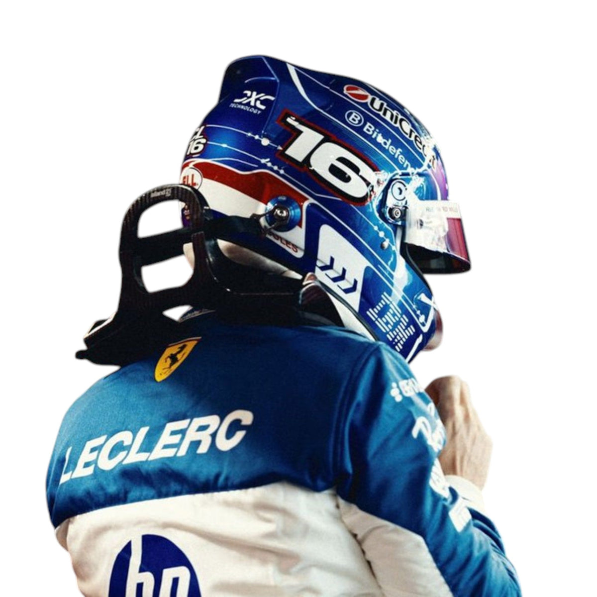 Charles Leclerc 2025 Ferrari Miami GP F1 Race Suit - Grid X Racegearss image 3
