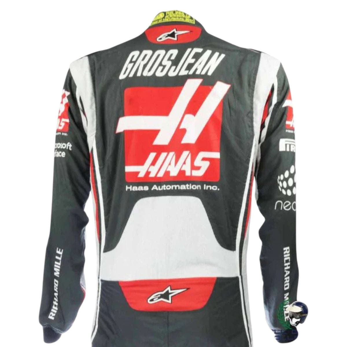 Romain Grosjean 2017 Haas F1 Race Suit - Grid X Racegearss image 3