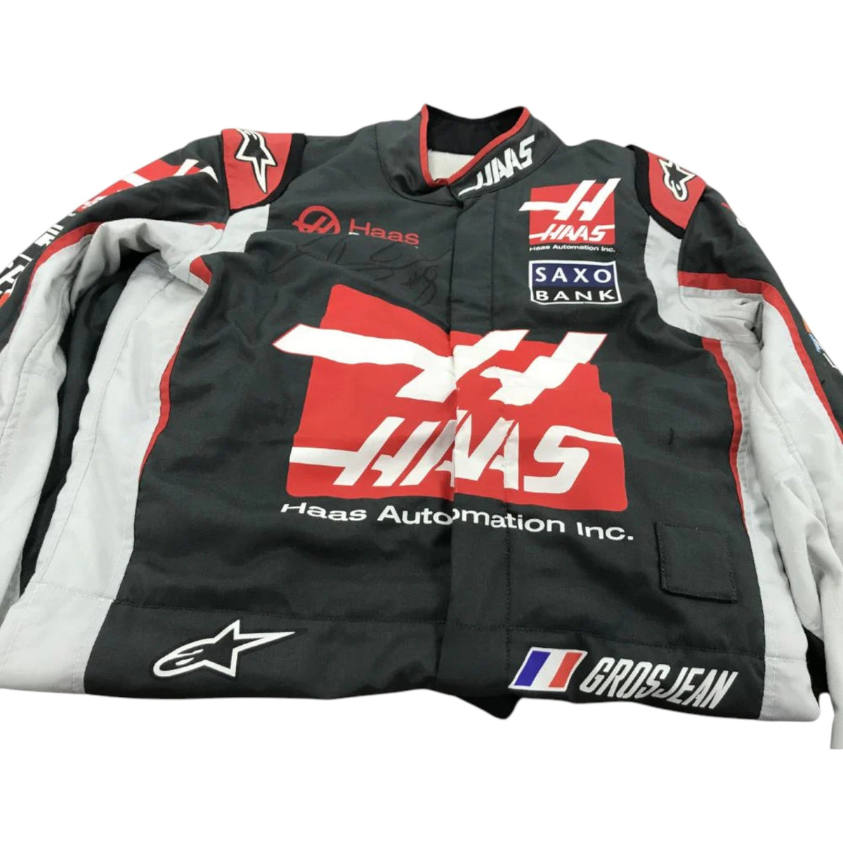 Romain Grosjean 2018 Haas F1 Race Suit - Grid X Racegearss image 2