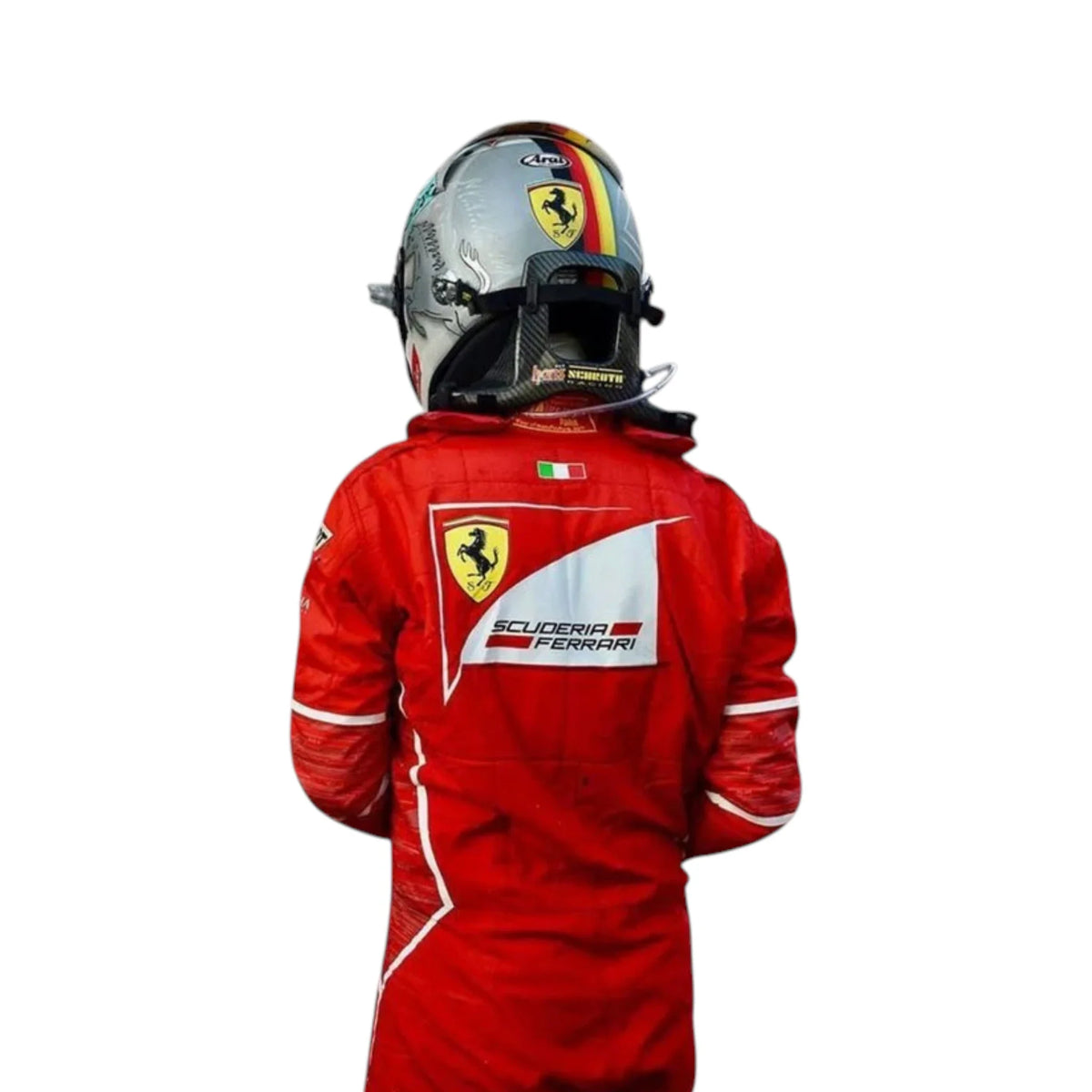 Sebastian Vettel 2017 Ferrari F1 Racing Suit - Grid X Racegearss image 8
