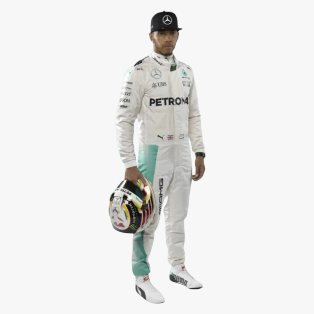 Lewis Hamilton 2016 Mercedes-Benz Formula 1 Replica Racing Race Suit