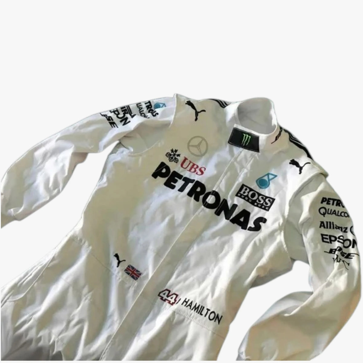 Lewis Hamilton 2017 Mercedes AMG Petronas F1 Embroidered Replica Racing Suit