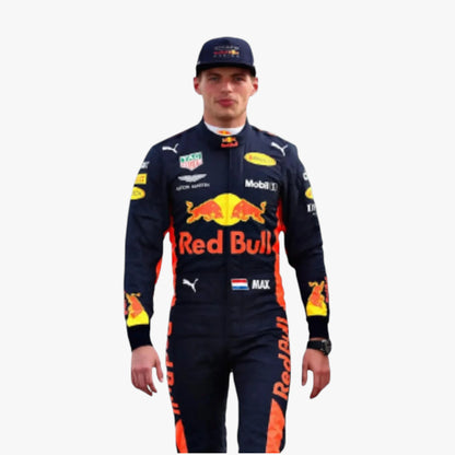 2017 Red Bull Racing Max Verstappen F1 Replica Racing Suit