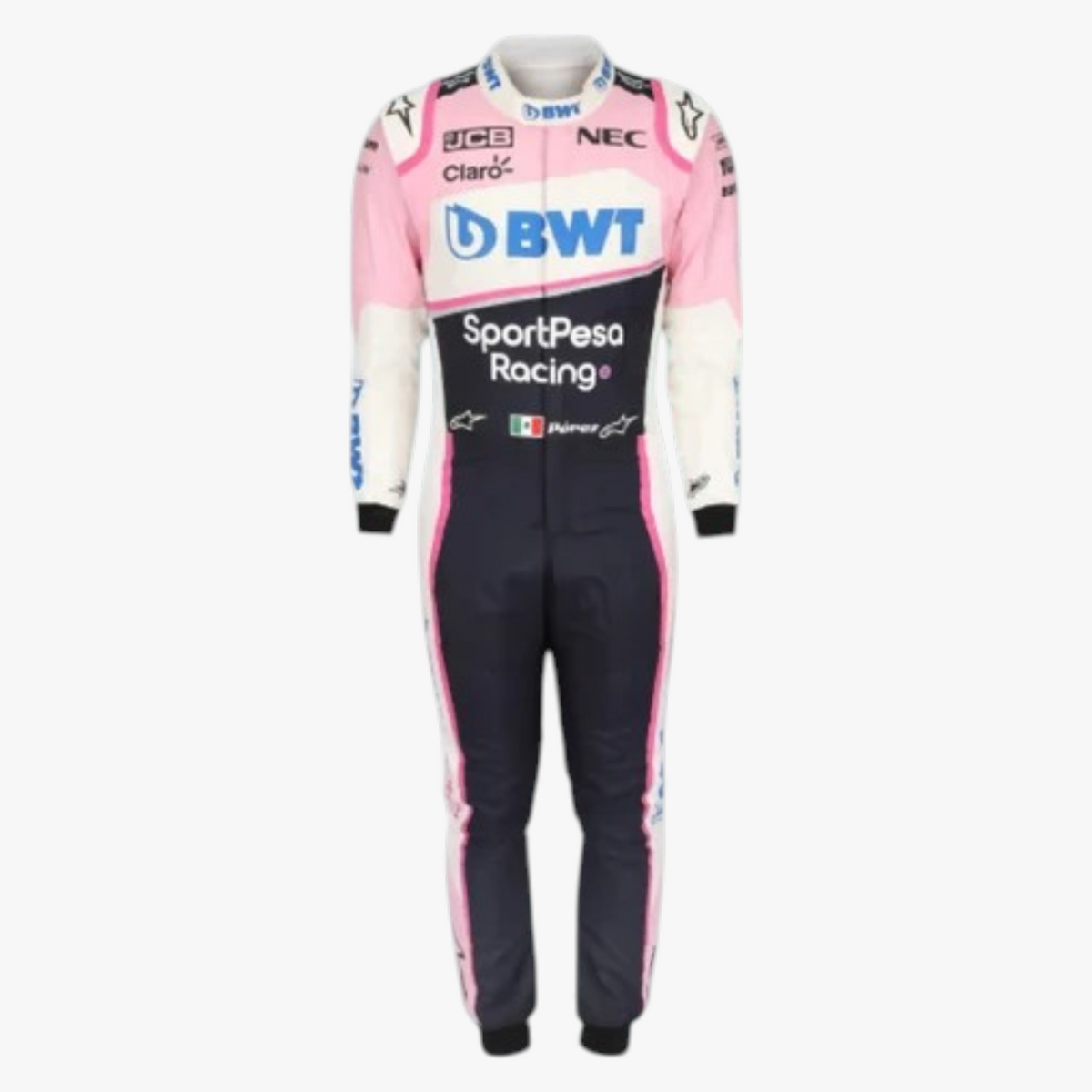 2019 Sergio Perez BWT Racing Point F1 Team Replica Race Suit