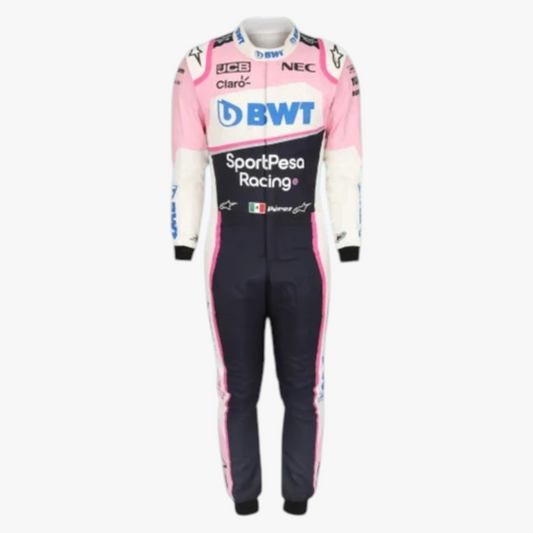 2019 Sergio Perez BWT Racing Point F1 Team Replica Race Suit