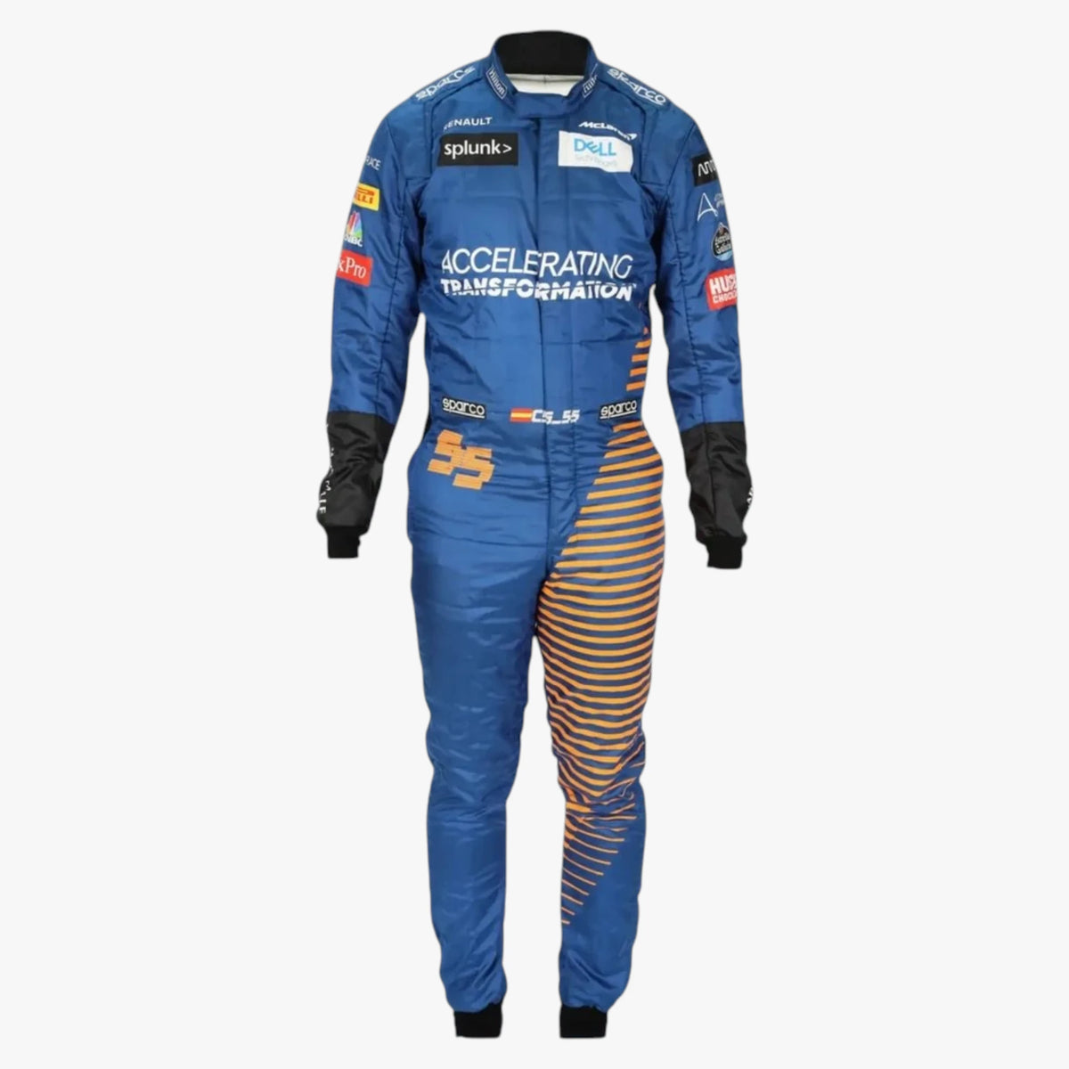 Carlos Sainz Jr McLaren 2020 F1 Replica Motorsport Racing Suit