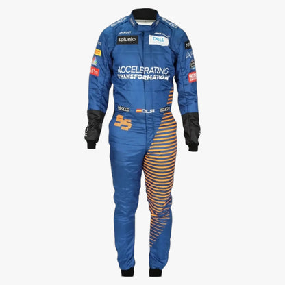 Carlos Sainz Jr McLaren 2020 F1 Replica Motorsport Racing Suit