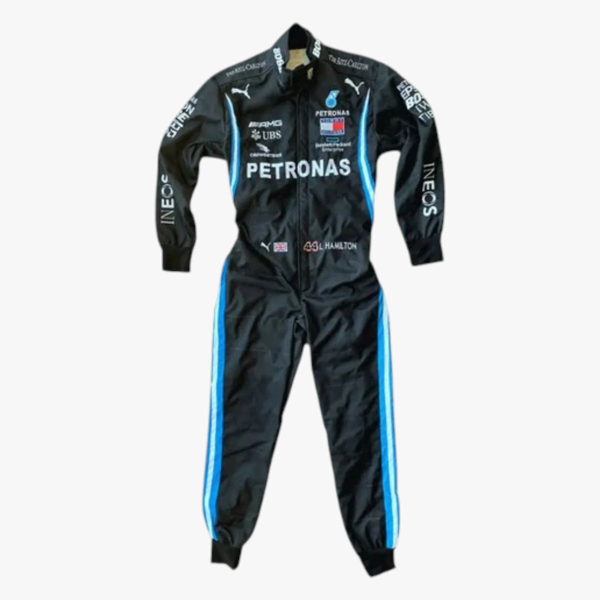 Lewis Hamilton 2020 F1 Replica Embroidery Race Suit
