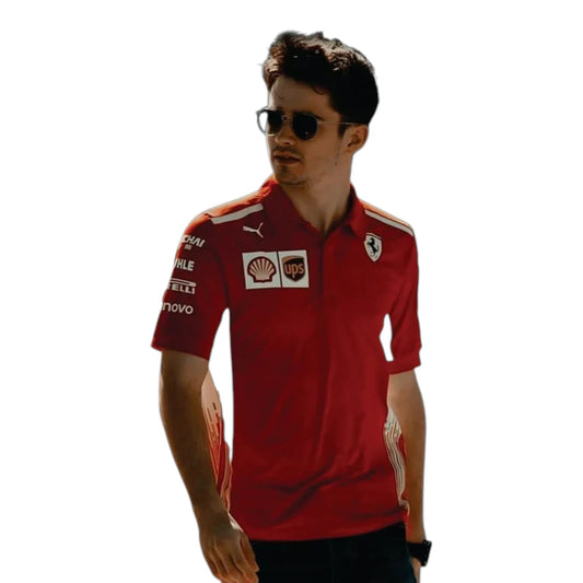 2021 Ferrari F1 Polo Shirt - Grid X Racegearss image 1