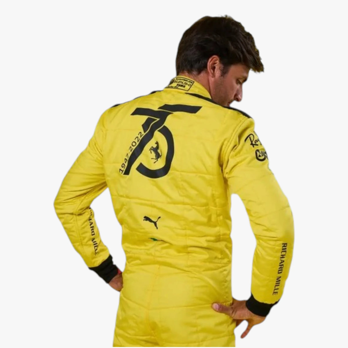 2022 Carlos Sainz Jr Scuderia Ferrari 75th Anniversary Replica Race Suit