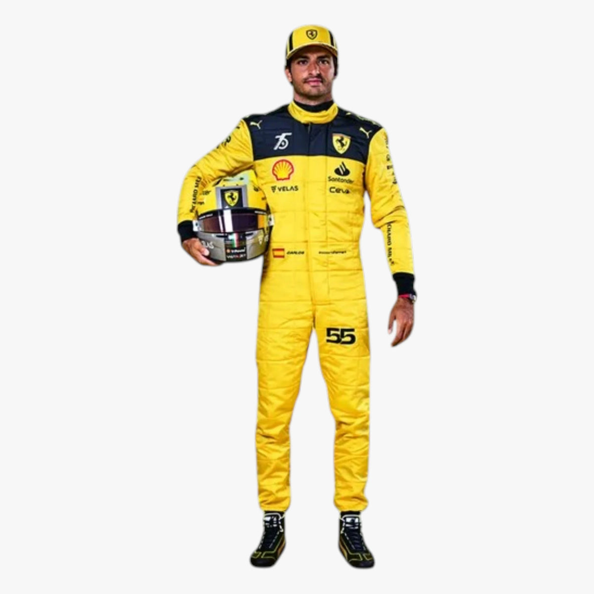 Carlos Sainz Jr Ferrari 2022 Formula 1 Anniversary Replica Race Suit