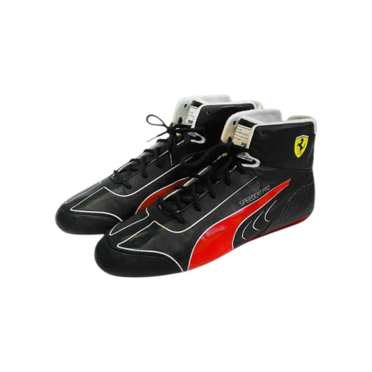 2022 Ferrari F1 Racing Shoes (Black) - Grid X Racegearss image 1