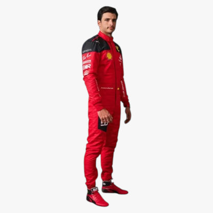 Carlos Sainz Jr 2023 Ferrari F1 Replica Racing Suit for F1 Fans