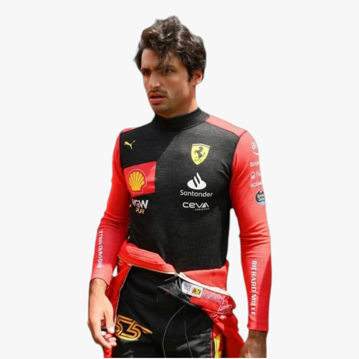 Carlos Sainz Jr 2023 Spanish Grand Prix Ferrari Replica Race Suit