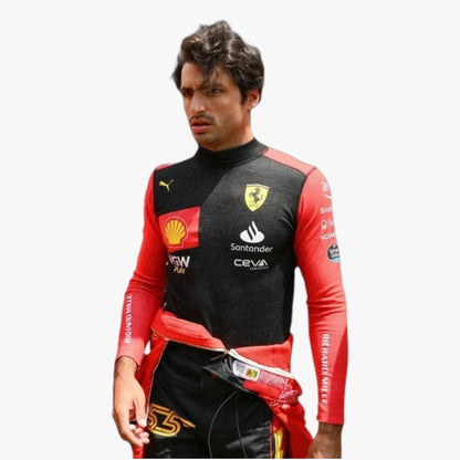 Carlos Sainz Jr 2023 Spanish Grand Prix Ferrari Replica Race Suit