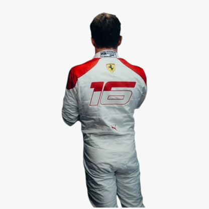 2023 Charles Leclerc Monaco Grand Prix Ferrari F1 Replica Racing Suit