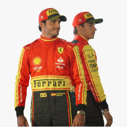 Charles Leclerc 2023 Monza Grand Prix Ferrari F1 Special Edition Replica Suit