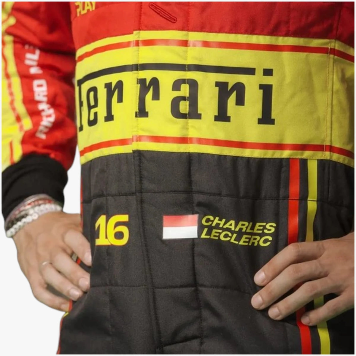 Scuderia Ferrari Charles Leclerc 2023 Monza Special Edition Replica Race Suit