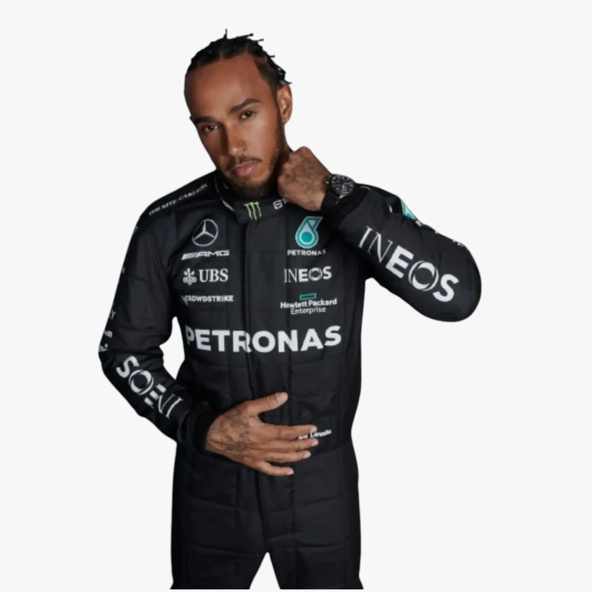Lewis Hamilton 2023 Mercedes F1 Replica Racing Suit – Team Racewear
