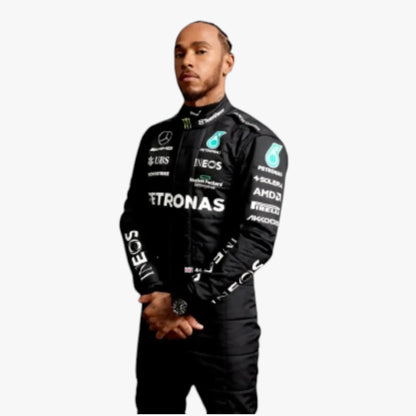2023 Lewis Hamilton Mercedes-AMG Petronas F1 Replica Racing Suit