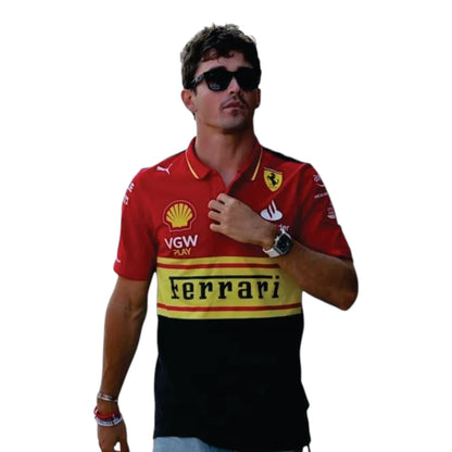 2023 Ferrari Monza GP F1 Polo Shirt - Grid X Racegearss image 1
