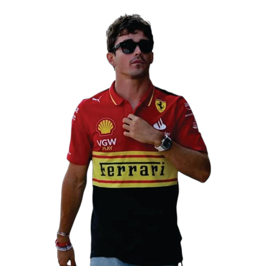 2023 Ferrari Monza GP F1 Polo Shirt - Grid X Racegearss image 1