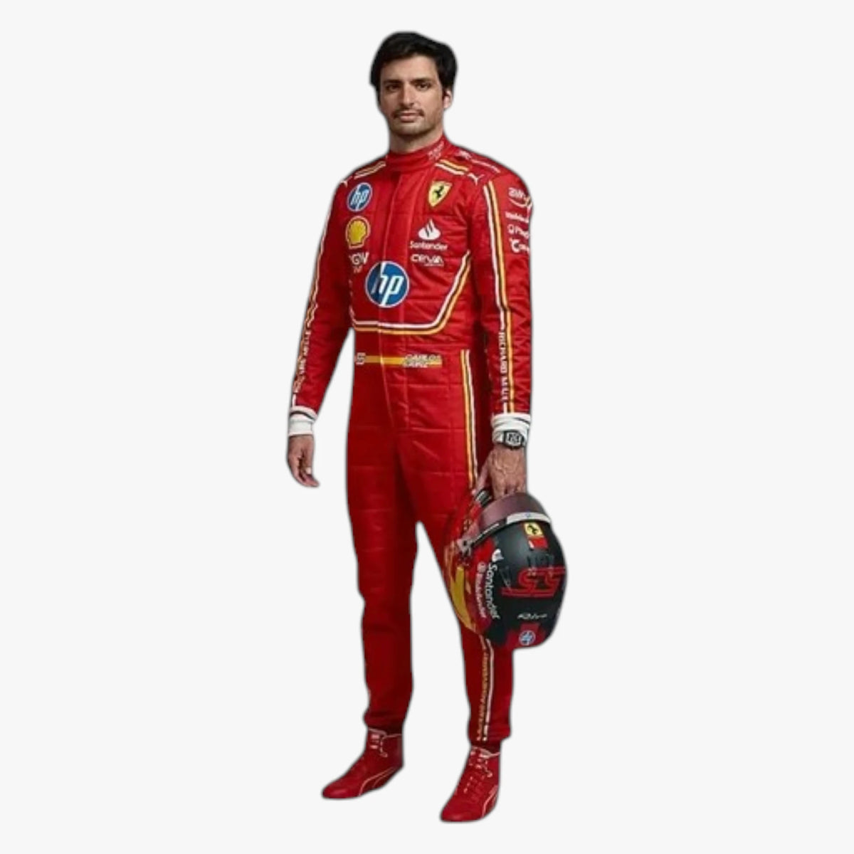 2024 Scuderia Ferrari Carlos Sainz Monaco Grand Prix F1 Replica Racewear