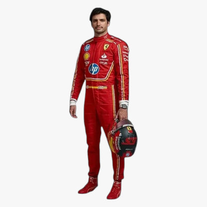 2024 Scuderia Ferrari Carlos Sainz Monaco Grand Prix F1 Replica Racewear