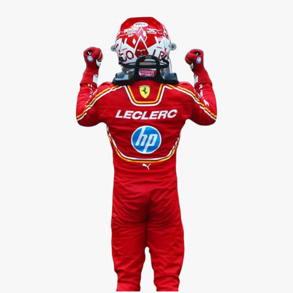 2024 Charles Leclerc Scuderia Ferrari F1 Team Replica Racing Suit