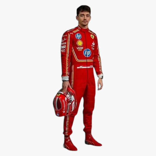 Charles Leclerc 2024 Monaco Grand Prix Ferrari F1 Racing Suit