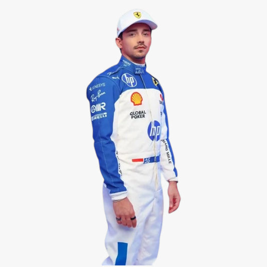 Charles Leclerc Miami GP Race Suit 2025 Charles Leclerc Race Suit Charles Leclerc Ferrari Race Suit
