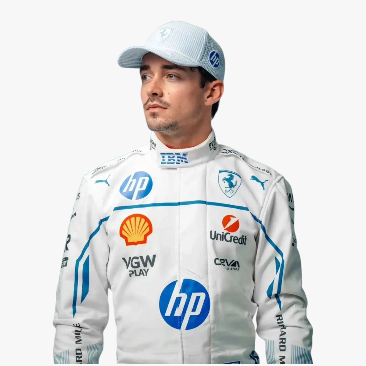 2025 Charles Leclerc Monaco GP Ferrari F1 Replica Racing Suit