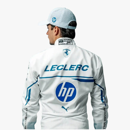 2025 Charles Leclerc Monaco GP Scuderia Ferrari HP F1 Team Replica Racing Suit