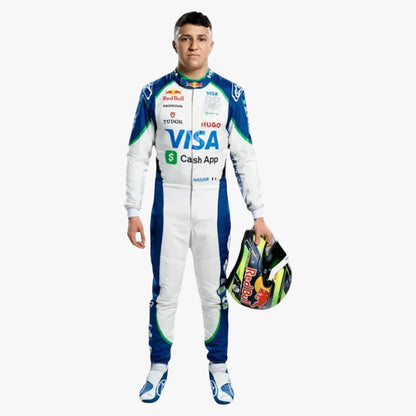 Isack Hadjar 2025 Racing Bulls F1 Go-Kart Racing Suit
