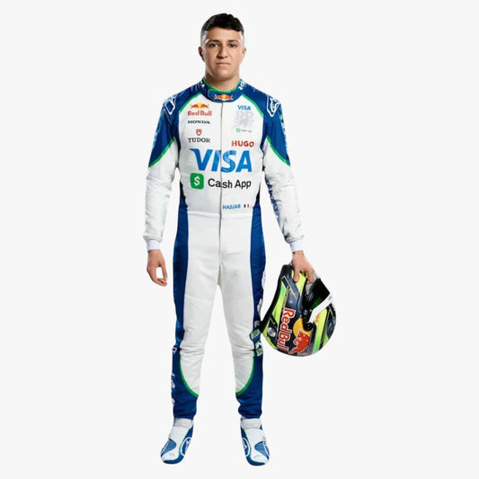 Isack Hadjar 2025 Racing Bulls F1 Go-Kart Racing Suit