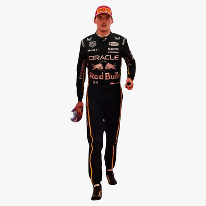 Max Verstappen Red Bull Racing 2025 Singapore Grand Prix F1 Suit
