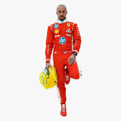 2026 Ferrari Lewis Hamilton Formula One Replica Racing Suit