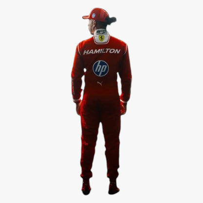 2026 Lewis Hamilton F1 Scuderia Ferrari HP Formula One Team Replica Racing Suit
