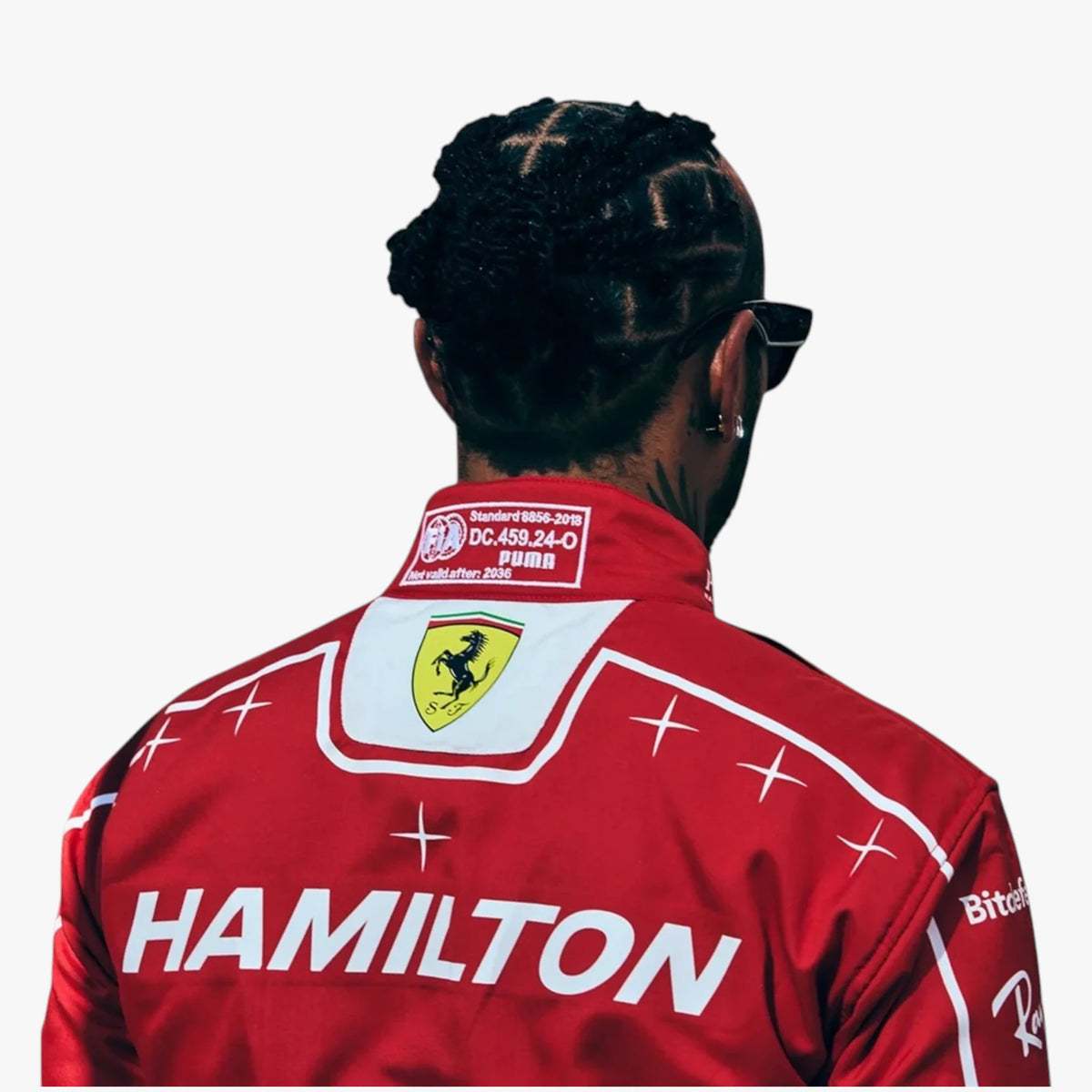 2026 Lewis Hamilton Ferrari Monza Italian GP Michael Schumacher Tribute Suit