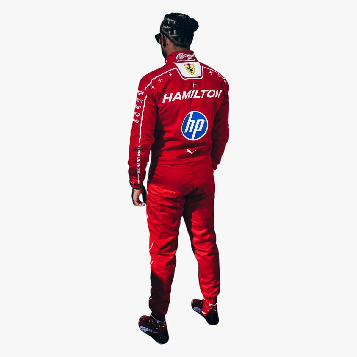 Lewis Hamilton 2026 Scuderia Ferrari 7 Stars Italian Grand Prix Race Suit