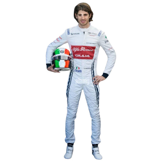 Antonio Giovinazzi 2019 Alfa Romeo F1 Race Suit - Grid X Racegearss image 1