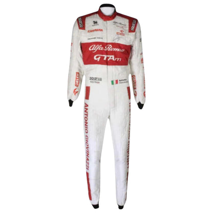 Antonio Giovinazzi 2020 Alfa Romeo F1 Race Suit - Grid X Racegearss image 1