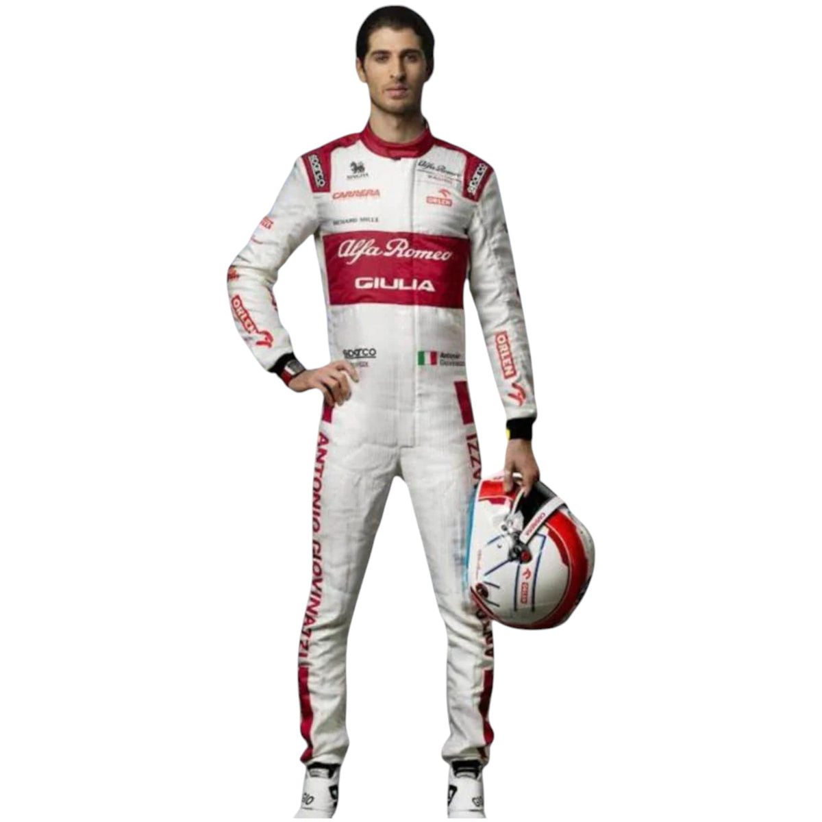 Antonio Giovinazzi 2020 Alfa Romeo F1 Race Suit - Grid X Racegearss image 2
