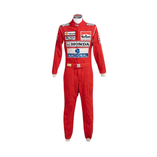 Ayrton Senna 1988 McLaren F1 Racing Suit - Grid X Racegearss image 1