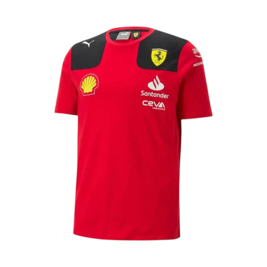 Carlos Sainz 2023 Ferrari F1 Racing Driver T-Shirt - Grid X Racegearss image 1