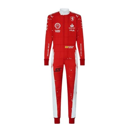 Carlos Sainz 2023 Ferrari (Las Vegas GP Special Edition) F1 Race Suit - Grid X Racegearss image 2