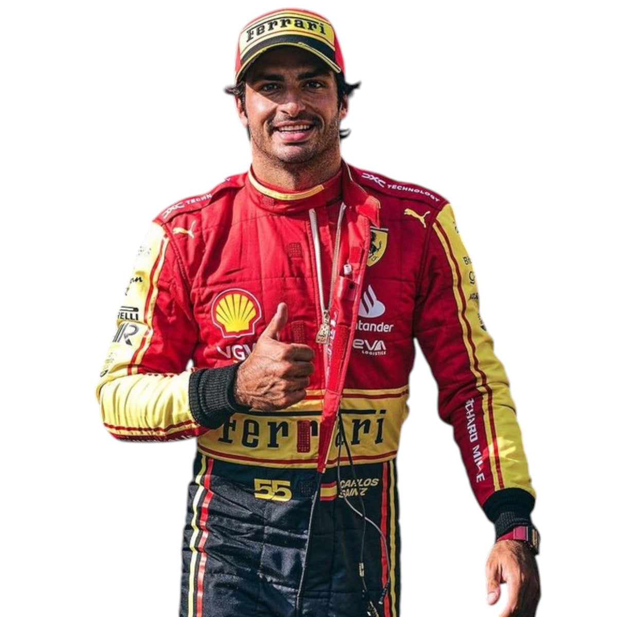 Carlos Sainz 2023 Ferrari Monza GP F1 Race Suit - Grid X Racegearss image 1