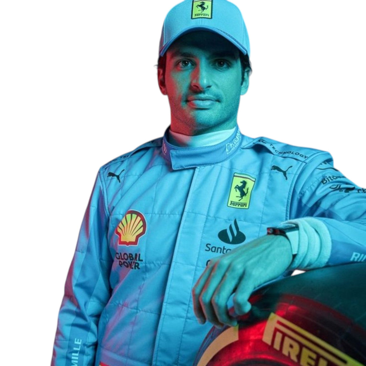 Carlos Sainz 2024 Ferrari Miami GP F1 Race Suit - Grid X Racegearss image 1
