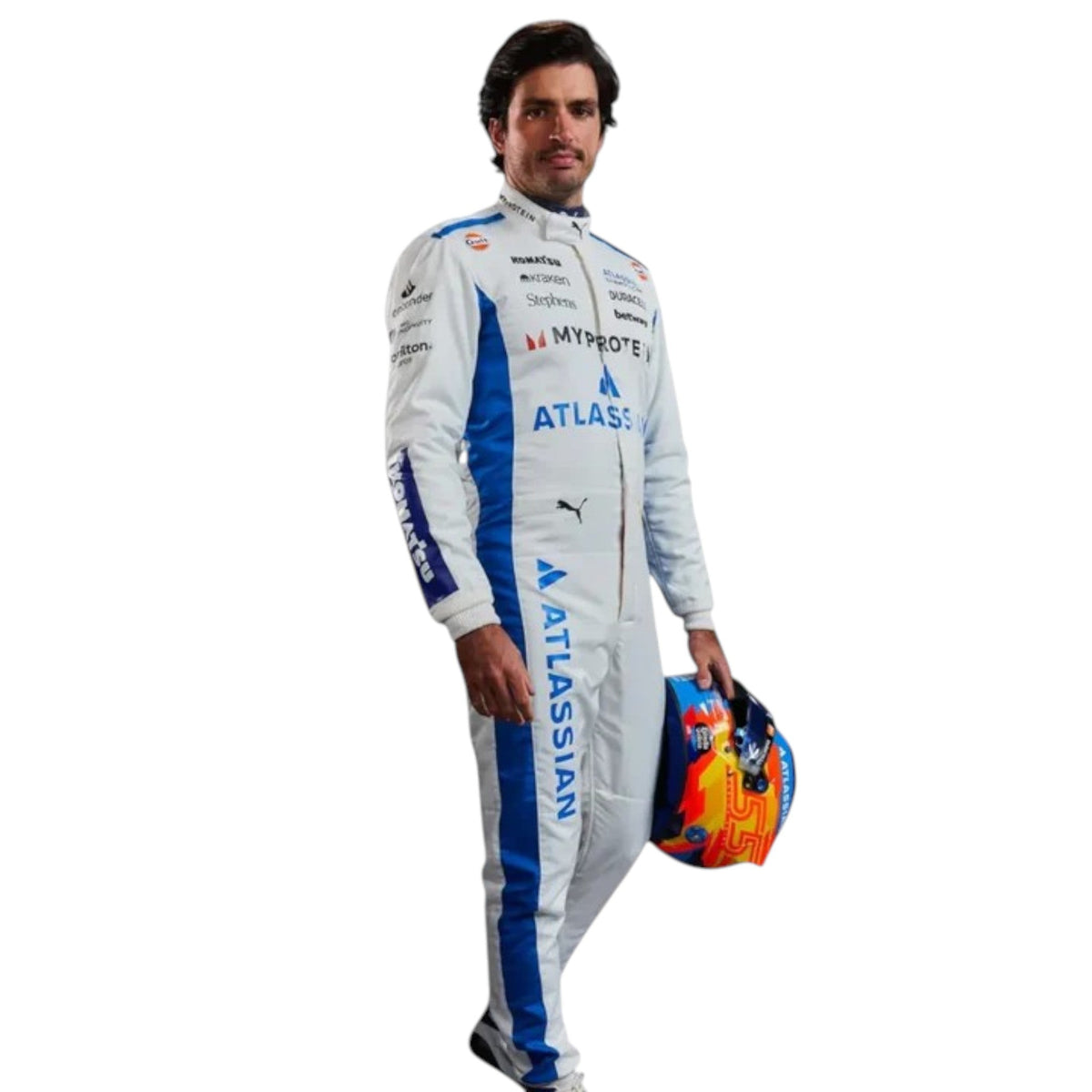 Carlos Sainz 2025 Williams F1 Race Suit - Grid X Racegearss image 2